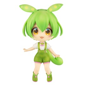 PLUMPMOA Zundamon Mini Figure, Total Height Approx. 2.8 inches (70 mm), Non-Scale, PVC, Painted Finished Figure