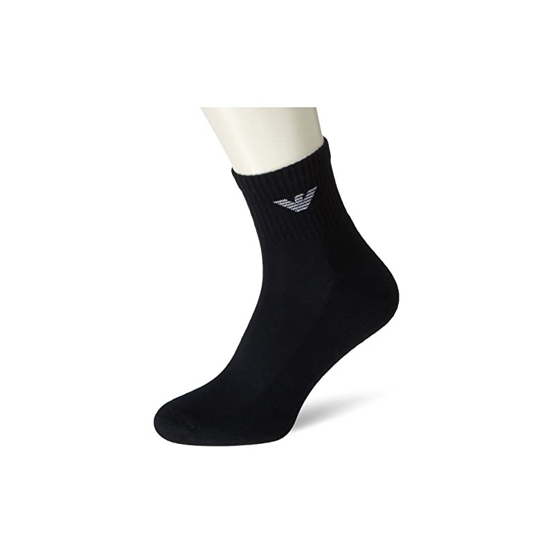Emporio Armani Men's of Sporty Terry Cloth 304202CC30000135 Short Socks,