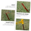Totority 5pcs Durable Tent Nails Pins Portable Design for Camping