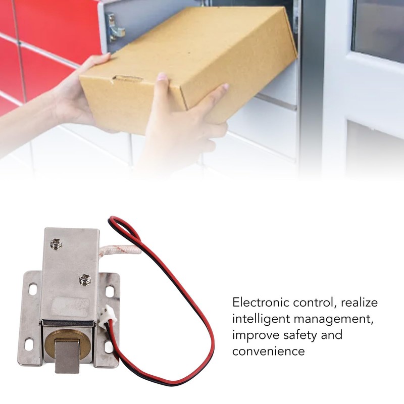 ieron DC 12V 0.6A Mini Electromagnetic Lock Cabinet Drawer Intelligent