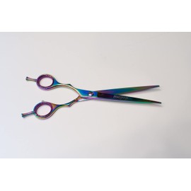 Hair Cutting Scissors Shears 7.5" Hairdressing Regular Scissor Japanese Stainless Steel with Detachable Finger Inserts