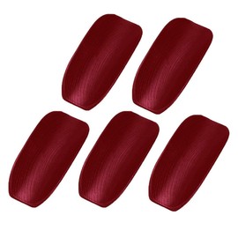 LUCKYBEE Hot Towel Holder, Wood Grain Hot Towel Holder, Hot Towel Tray, Hot Towel Rest, Black, Set of 5 (Red)