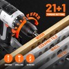 Litheli 20V Cordless Drill Driver, Electric Power Drill with 2