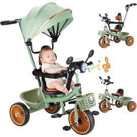 Triciclo para Niños, Triciclo de Equilibrio Multifuncional 5 en 1