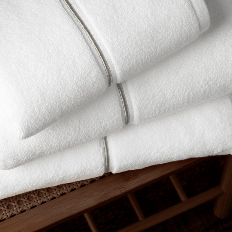 Bianca Zero Twist Satin Stitch Cotton 50x85 cm Hand Towel