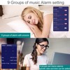 Alarm Clock for Bedroom 5 Alarms LED Display Mirror Desk