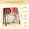 DGWJSU Headband Holder Organizer Metal 2-Tier Display Stand for Selling,
