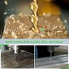 METALLIXITY Drill Bit (7/64") 4241 High-Speed Steel TiN 118° 6Pcs