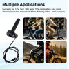 Ebike Full Twist Throttle Grip Kit, 3 Pin Waterproof Anti-Slip