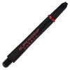 Harrows Supergrip Carbon Shafts - Various Designs, 1 Set = 3 Pieces (Red, Short - SHT)