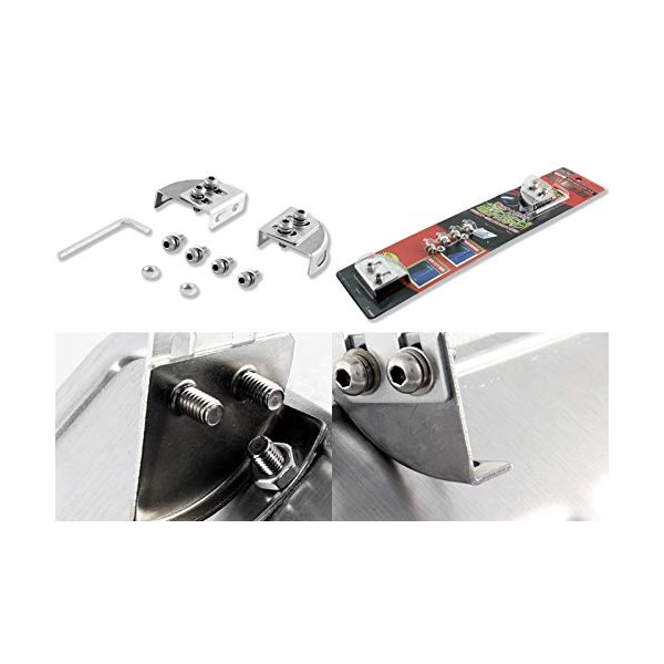 EPARTS 1 X Universal Aluminum Front Bumper License Plate Frame