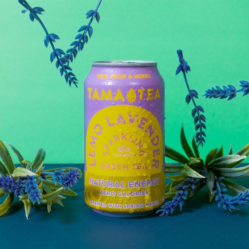 Unsweetened Sparkling Green Tea by Tama Tea - Organic Lemo