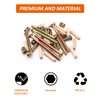 Crib Screws Hardware Replacement Kit - 16 Set Baby Bed