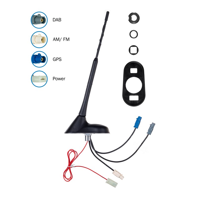 ATTB 3761.01 Roof Antenna (AM, FM, DAB+, GPS), Antenna Technology