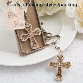Vintage Design Cross Themed Key Chain