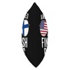 American Raised With Finnish Roots USA Finland Flag Throw Pillow