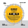 DEWALT 10-Inch Miter / Table Saw Blade, ATB, Thin Kerf,