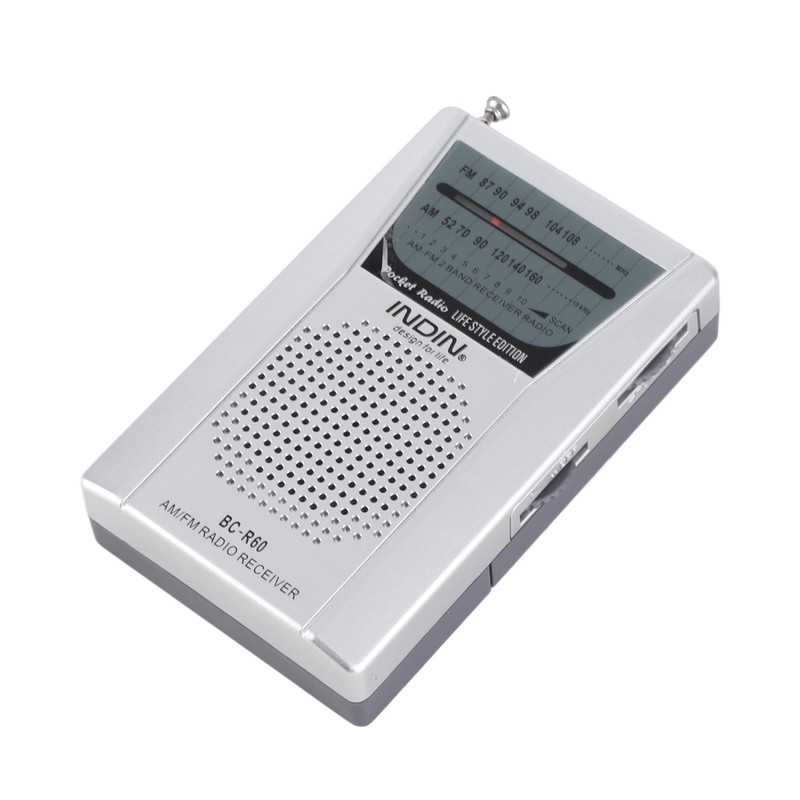 Mini Radio Battery Powered Portable Multifunction AM FM Radio Player