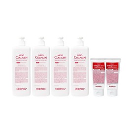 Medipeel Red Lacto Meso Collagen Toner 1000ml x4 + Clear Foam Cleanser 2.0 120ml x2 / 메디필 레드 락토 메조 콜라겐 토너 1000ml x4 + 클리어 폼클렌저 2.0 120ml x2