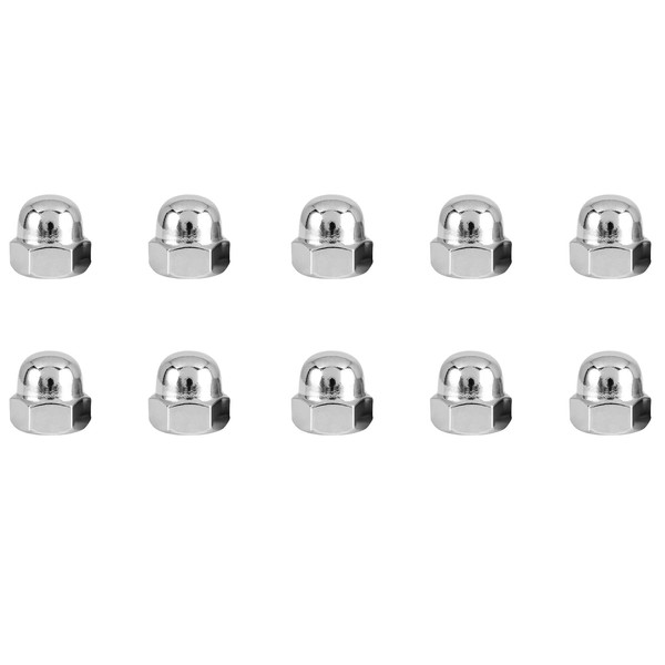10 Pcs Acorn Cap Nuts, M10 Stainless Steel Hex Dome