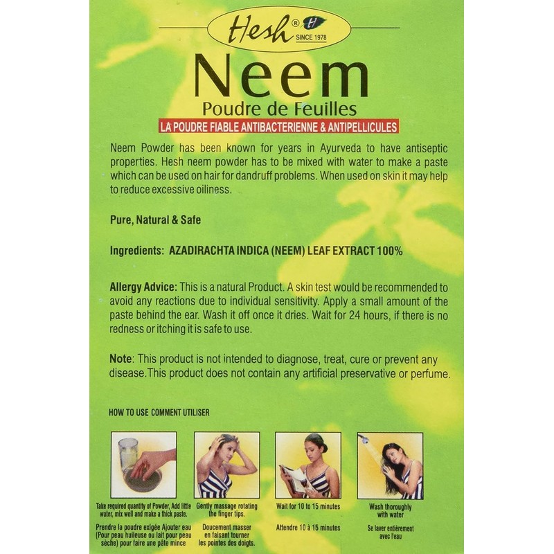 Hesh Herbal Neem Powder 100GM | 3.5 oz | 100%