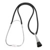Fetal Stethoscope Monitoring Aluminum Alloy Soft Fetal Heart Stethoscope Black