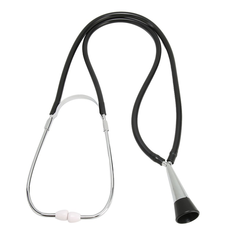 Fetal Stethoscope Monitoring Aluminum Alloy Soft Fetal Heart Stethoscope Black