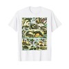 Reptiles Collection Table Turtle Snake Species Vintage T-Shirt