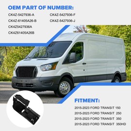 CRAPOZ Transit fuel Door, Transit Fuel Filler door Assembly with white cover Compatible with Ford Transit 150 250 350(HD) 2015-2023,fuel tank filler door accessories for CK4Z-5427936-A CK4Z-5427936-F