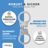 Professional Handcuffs Made of Robust Steel with 2 Keys Police
