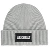 MoonWorks® Men's Beanie with Patch Knitted Hat with Saying "Arschkalt