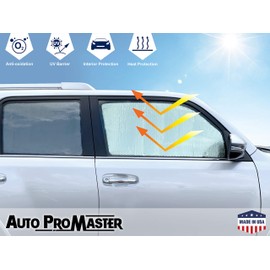 Side Window Front Seat Sunshades (Set of 2) Custom for 2014 2015 2016 2017 2018 2019 2020 2021 2022 2023 2024 Dodge Durango SUV, UV Rays Reflector Sunscreen Sun Shade Protector