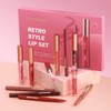 6 x Matte Lip Liner with 6 Nourishing Lip Oil