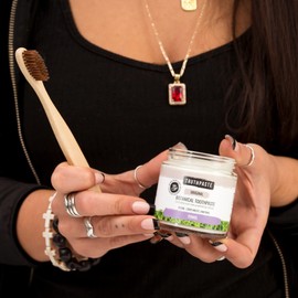 TRUTHPASTE Original Natural Zero Waste Toothpaste Eco Friendly & Plastic Free. Vegan. Fluoride Free, SLS Free, Mint Free with neem & Aloe Vera. Suitable for Sensitive Teeth. (Fennel 100ml)