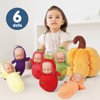 Enjoyin 4 inch Mini Baby Doll Playset Includes 6 Soft