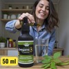 Aceite de Orégano Orgánico, 50 ml, 87% Carvacrol, Grado Alimenticio