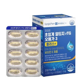 Chong Kun Dang Alert Supercritical Altige Omega 3 Plus 1 box (2 months supply), 1 unit, 60 tablets / 종근당경보 초임계 알티지 오메가3 플러스 1박스 (2개월분), 1개, 60정