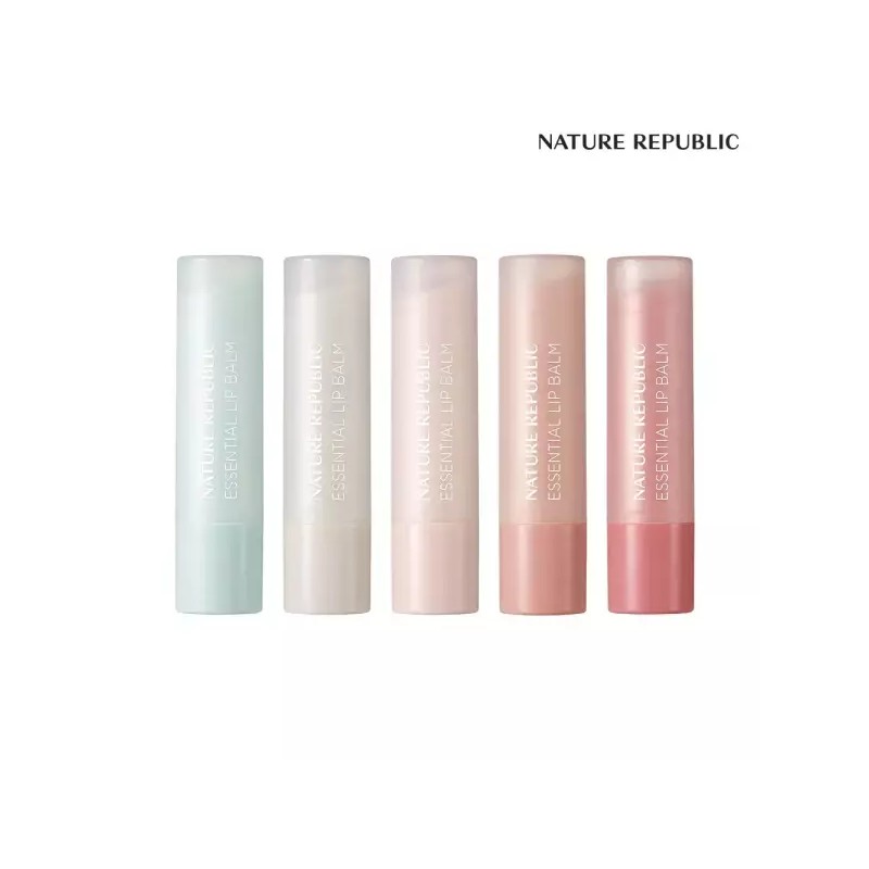 Nature Republic [네이처리퍼블릭/2개] 에센셜 립밤 (5종 택 1) [Nature Republic/2