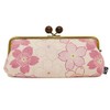 Goshikihanpudo Japanese Flower Series 6.3 Size Wide Pouch, Sakura Cherry