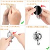 Strong Suction Cup Hooks, 2 Pack Wall Hooks, Bathroom Hooks,