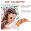 PACKOVE 6Pcs Hair Side Combs for Women Durable Plastic Hairdressing