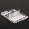 10pcs Carbide endomirusetto Carving Bit Carving Sculpture SMT/CNC/PCB Cutter 2 mm