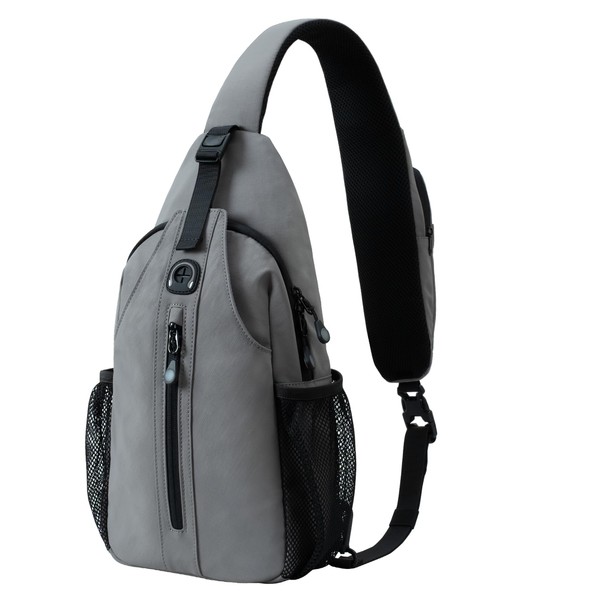 LEDAOU Schultertasche Brusttasche Anti-Diebstahl, wasserdicht mit Kopfhörerloch – Leicht &