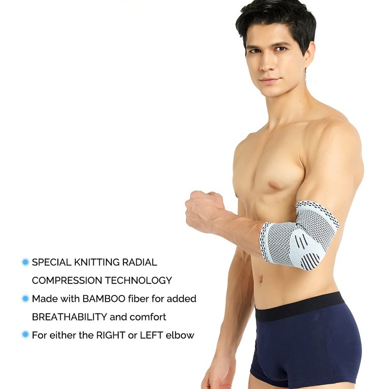 Neotech Care Elbow Support Sleeve - Bamboo Fiber 3D Weaving