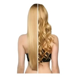 Curly Ondas En Cabello Rizos Sin Calor Tubo Con 2 Scrunchies