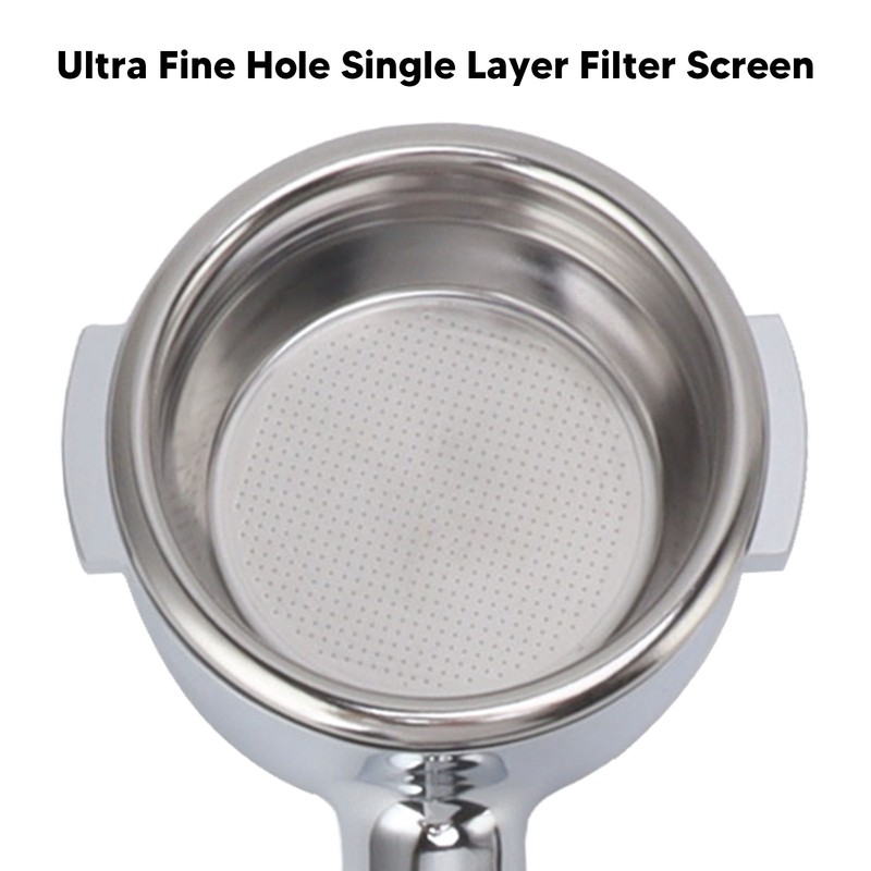 58mm Coffee Portafilter Aluminum Alloy 2 Ears Bottomless Portafilter Handle