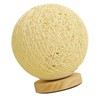 LED Bedside Table Lamp Dimmable 3W Creative USB Rattan Ball