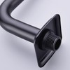 LSWYYP Rotatable Shower Arm,Stainless Steels Adjustable Shower Head Pipe Extension