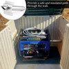 Chumia 1.5 Inch ID Generator Exhaust Kit, Steel Double Wall