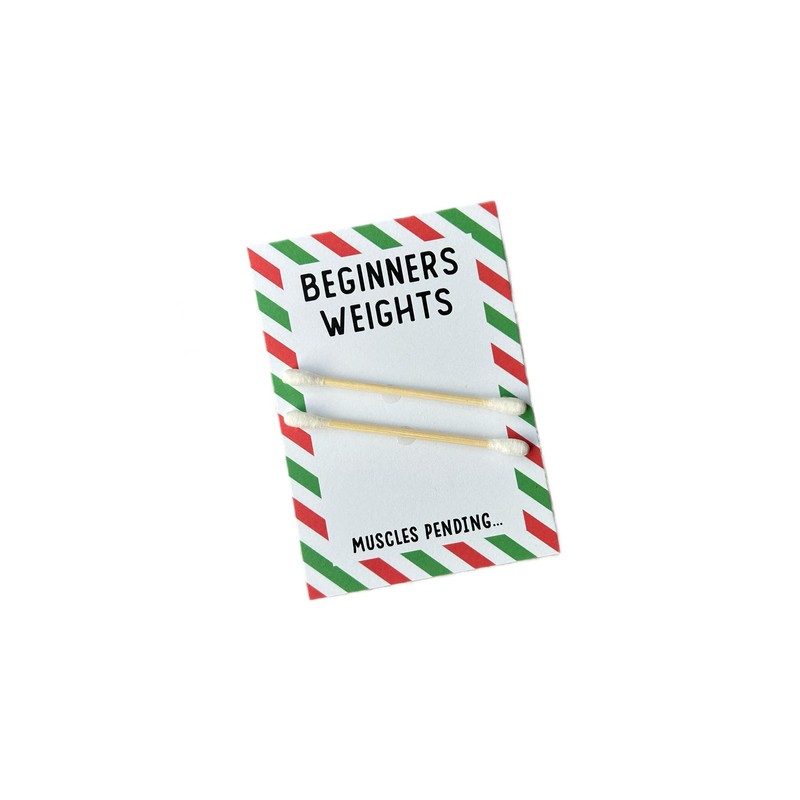 Beginners weights gift | Joke birthday gift | Joke weightlifting